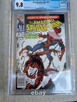 Amazing Spider-Man #361 CGC 9.8 White Pages Newsstand 1st Appearance of Carnage