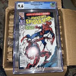 Amazing Spider-Man #361 CGC NM+ 9.6 Newsstand Variant 1st Appearance Carnage