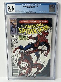 Amazing Spider-Man # 361 Newsstand CGC 9.6 Graded First Appearance Of Carnage