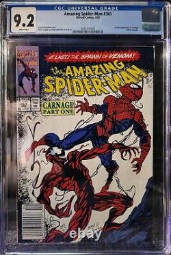 Amazing Spider-Man #361 Newsstand Edition 9.2 CGC April 1992 Marvel Comics