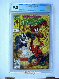 Amazing Spider-Man # 362 CGC 9.8 NM/MT Carnage, Venom & Human Torch appearance
