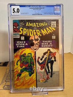 Amazing Spider-Man #37 CGC 5.0, Marvel Silver Age, 1st App Norman Osborn (1966)