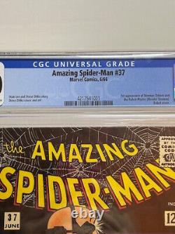 Amazing Spider-Man #37 CGC 5.0, Marvel Silver Age, 1st App Norman Osborn (1966)