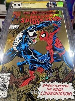 Amazing Spider-Man #375 CGC 9.8 3 x SS Bagley McFarlane Emberlin ICONIC ISSUE