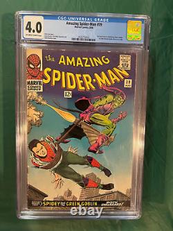 Amazing Spider-Man #39 Harry Osborn Revealed as Green Goblin CGC 4.0 1966