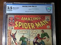 Amazing Spider-Man #4 (1963) 1st Sandman! CBCS 2.5 (not CGC) Key