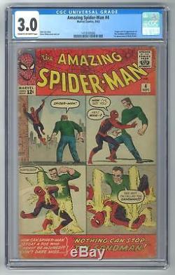 Amazing Spider-Man #4 CGC 3.0 (C-OW) Origin & 1st appearance of the Sandman