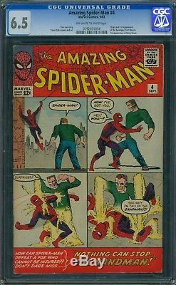 Amazing Spider-Man 4 CGC 6.5 OWithW Pages