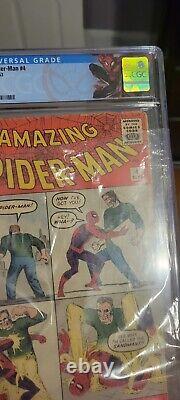Amazing Spider-Man #4 Marvel 1963 CGC 2.5 1st appearance Sandman Custom Label