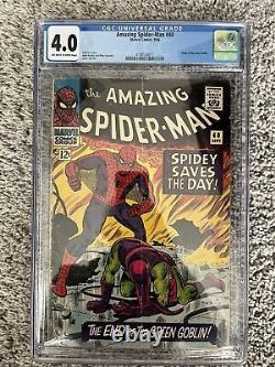 Amazing Spider-Man 40 (CGC 4.0) Green Goblin origin Romita 1966 Marvel M534