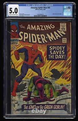 Amazing Spider-Man #40 CGC VG/FN 5.0 Classic Romita Green Goblin Cover