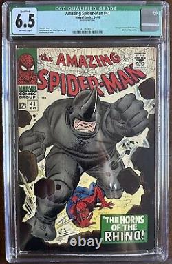 Amazing Spider-Man #41 CGC 6.5, 1966, 1st app. Rhino, Qualified, Looks Great