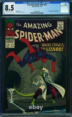 Amazing Spider-Man #44 2nd LIZARD! CGC 8.5 VF+ Beauty