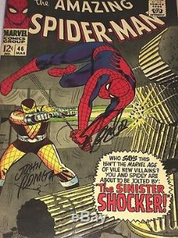Amazing Spider-Man #46 CGC 7.0 SS X 2 Stan Lee & John Romita FIRST SHOCKER KEY