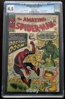 Amazing Spider-Man #5 CGC 4.5 1st Appearance of Dr. Doom outside Fantastic Four