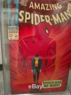 Amazing Spider-Man #50 1st Kingpin (Wilson Fisk) CGC 5.0 Origin Off White to W