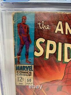 Amazing Spider-Man #50 CGC 2.5 1967 1st appearance of Kingpin
