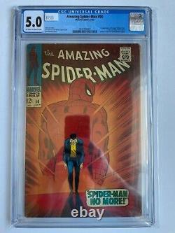 Amazing Spider-Man #50 CGC 5.0 1st Kingpin Wilson Fisk Origin Marvel Comics