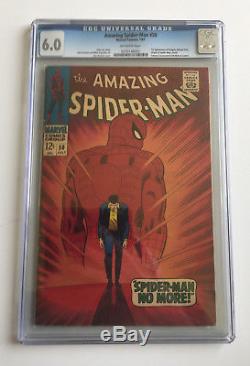 Amazing Spider-Man # 50 CGC 6.0 1st Appearance of Kingpin, Origin of Spider-man