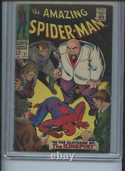Amazing Spider-Man #51 (1967 Marvel) CGC 3.0 2nd Appearance of Kingpin