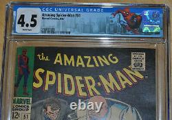 Amazing Spider-Man #51 CGC 4.5 (2nd App of Kingpin) (WHITE PAGES) NUff Said