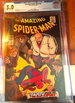 Amazing Spider-Man #51 CGC 5.0Second appearance of the Kingpin