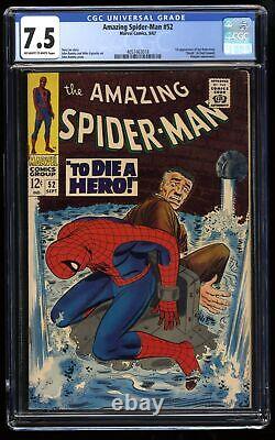 Amazing Spider-Man #52 CGC VF- 7.5 3rd Appearance Kingpin! Romita Cover