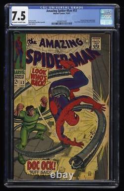 Amazing Spider-Man #53 CGC VF- 7.5 Doctor Octopus Appearance! Key Issue