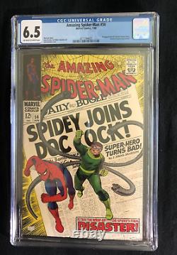 Amazing Spider-Man #56 CGC 6.5, Doc Ock iconic cover! 1968 silver age must have