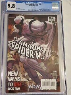 Amazing Spider-Man 569 2nd Print Cgc 9.8 First Appearance Of Anti-Venom