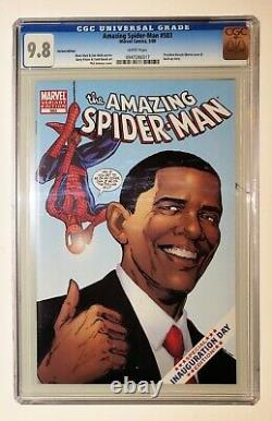 Amazing Spider-Man #583 CGC 9.8 Obama Cover Price Reduced Small Crack On Slab