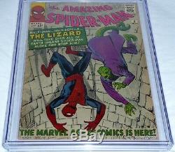 Amazing Spider-Man #6 CGC Universal Grade Comic 4.0 1st Appearance Lizard Origin