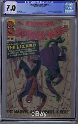 Amazing Spider-Man #6 Marvel Pub 1963 1st app. Lizard