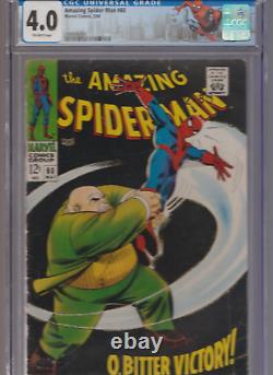 Amazing Spider-Man #60 (1968) CGC 4.0 CLASSIC & EARLY KINGPIN APP CUSTOM LABEL