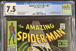 Amazing Spider-Man #63 CGC 7.5 John Romita Stan Lee Vulture