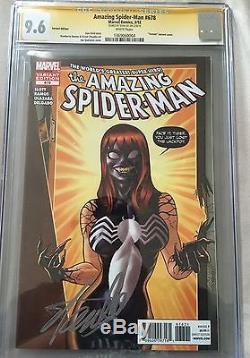 Amazing Spider-Man #678 Venom Variant 9.6 CGC Signature Series Stan Lee
