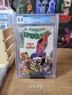 Amazing Spider-Man #68 CGC 5.5 1969 Kingpin Appearance, Clay Tablet Saga Begins