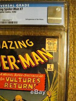 Amazing Spider-Man # 7 CGC 5.0 VG/FN 2nd appearance of the Vulture