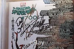 Amazing Spider-Man 700 CGC 9.8 17X SS Skyline Legend Artist and Writer Signed