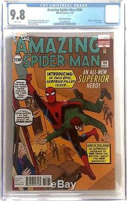 Amazing Spider-Man #700 CGC 9.8 KEY FINAL ISSUE Steve Ditko Variant Cover