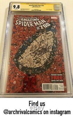 Amazing Spider-Man #700 CGC 9.8 SS Signed by STAN LEE