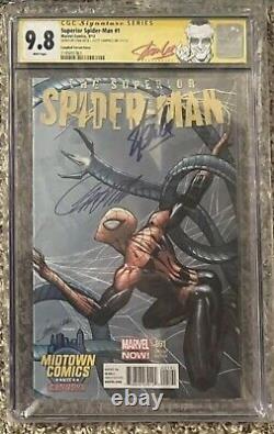 Amazing Spider-Man 700 CGC SS 9.8 & Superior? 1 Signed Stan Lee Campbell Ramos