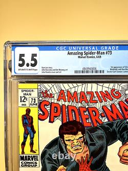 Amazing Spider-Man #73 CGC (1969 Marvel Comics) 1st Silvermane & Man Mountain