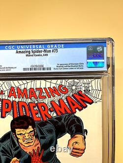 Amazing Spider-Man #73 CGC (1969 Marvel Comics) 1st Silvermane & Man Mountain