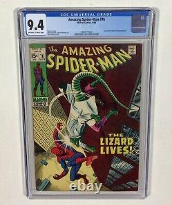 Amazing Spider-Man #76 CGC 9.4 (John Romita Sr. & Stan Lee!) 1969 Marvel Comics