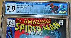 Amazing Spider-Man #78 CGC 7.0 (Origin & 1st App of the Prowler Hobie Brown)