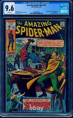 Amazing Spider-Man 83 1970 CGC 9.6 WHITE Pages 1st Richard & Full Vanessa Fisk