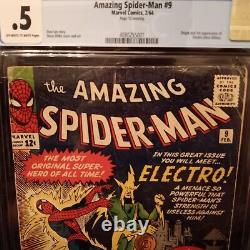 Amazing Spider Man 9 CGC 0.5 ELECTRO 1ST APPEARANCE
