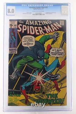 Amazing Spider-Man #93 Marvel 1971 CGC 8.0 1st Appearance of Arthur Stacy. Pro