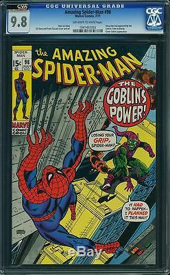 Amazing Spider Man 98 CGC 9.8 Highest Graded Copy Marvel OW-WH Pages NO RESERVE